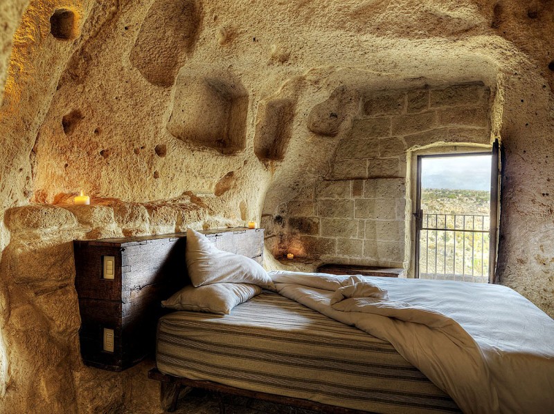 Sextantio The Civita Caves hotel in Italy