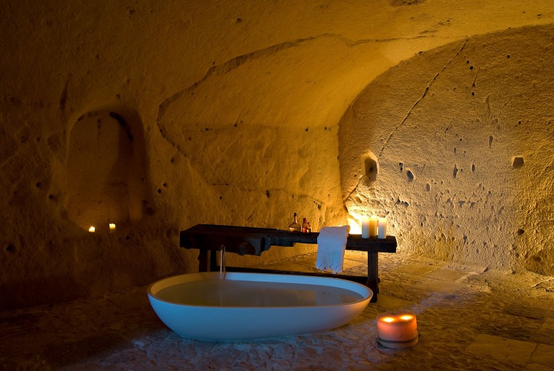 Sextantio The Civita Caves hotel in Italy