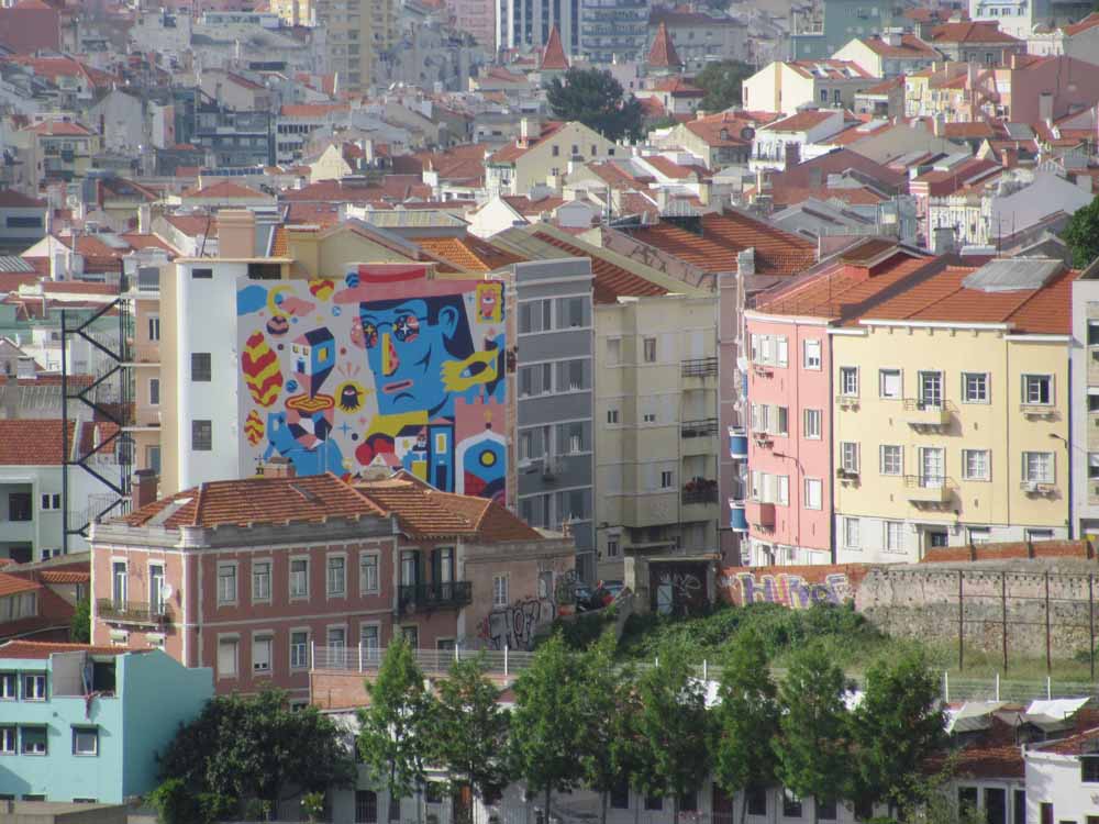 Street art in Lisbon brushvox