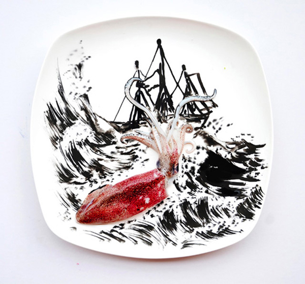 Creative dishes by Hong Yi