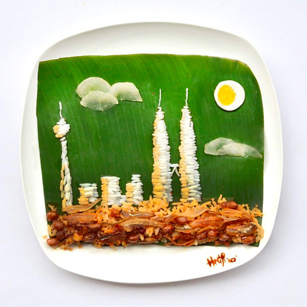 Creative dishes by Hong Yi