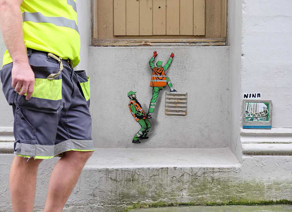 Street art by Jonathan Pauwels Yellow