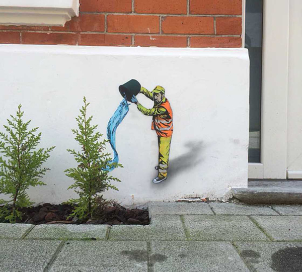 Street art by Jonathan Pauwels Yellow
