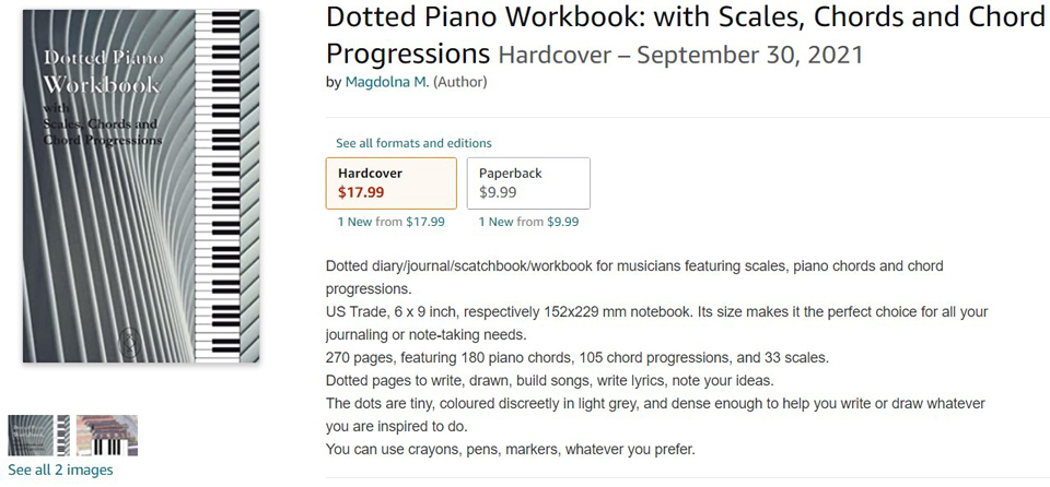 Dotted Piana Workbook Amazon