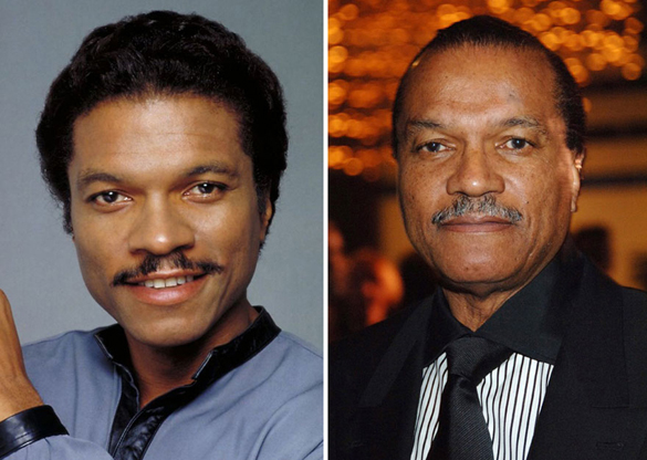 Star Wars Actors Then And Now 05 Billy Dee Williams as Lando Calrissian 1980 - 2014