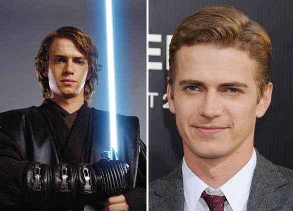 Star Wars Actors Then And Now 07 Hayden Christensen as Anakin Skywalker 2005 - 2015